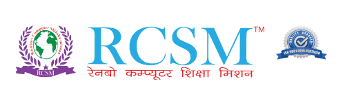 RCSM : Rainbow Computer Shiksha Mission Logo
